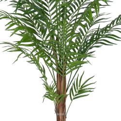 Areca Artificiel Palmier en pot H 180 cm sur tronc