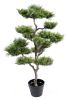 Faux Bonsaï Pinus artificiel H 95 cm tronc PE forme nuages 