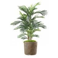 Faux palmier areca multitroncs H 120 cm Vert