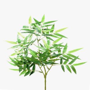 Bambou factice en branche anti-UV H 77 cm Largeur 45 cm feuillage tissu