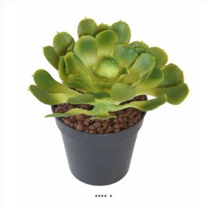 Superbe Aloe artificiel en piquet H 18 cm L 15 cm Vert