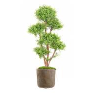 Faux Eucalyptus en pot pour extérieur anti-UV H 130 cm 