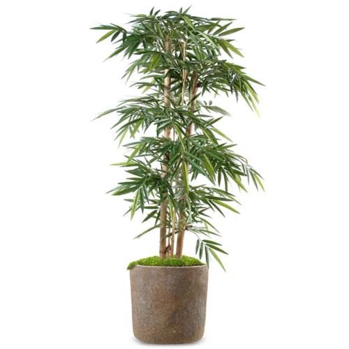 Bambou Artificiel Arbre en pot grosses cannes H 150 cm