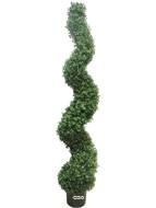  Spirale de Buis artificiel sur tronc en pot  H 150 cm vert anti-UV – BEST