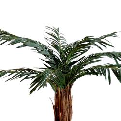 Palmier Artificiel Cycas en pot tronc Haut H 80 cm Vert