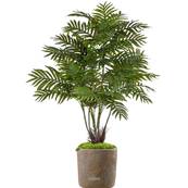 Areca Artificiel Palmier en pot H 110 cm 6 troncs