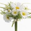 Marguerites factices en bouquet 9 fleurs artificielles H 18 cm D 12 cm