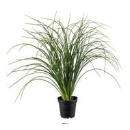 Herbe Verte en pot factice plante verte artificielle large H 55 cm D 65 cm Vert