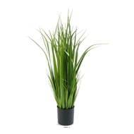 Fausse Herbe large factice en pot isolepsis artificiel H 80 cm D 30 cm Vert