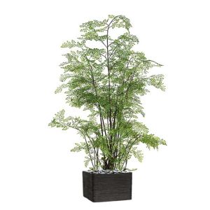Fougère andiantum, plante verte synthétique en pot H 180 cm, D 70 cm