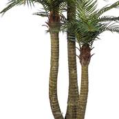 Areca Artificiel Palmier en pot H 250 cm 3 troncs