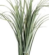 Fausse Herbe large Citronnelle en pot H 90 cm D 50 cm anti UV Vert