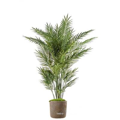 Areca Artificiel Palmier en pot H 170 cm 3 troncs naturels