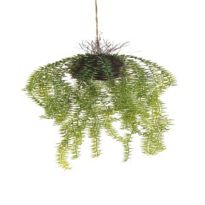 Sedum artificiel à suspendre, feuillage retombant, L 60 cm, D 24 cm