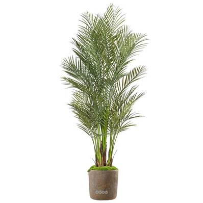 Areca Artificiel Palmier en pot H 160 cm 6 troncs