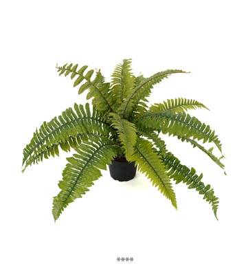 Plante Fougère de forêts Artificielle en pot H 30 cm