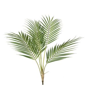 Palmier Phoenix artificiel en piquet 5 palmes H 85 cm plastique D 60 cm