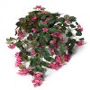 Faux bougainvillier en fleurs retombant, L 50 cm, en pot