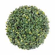 Fausse boule de buis extérieur D 23 cm Vert