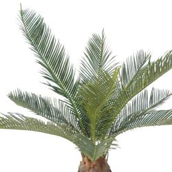 Palmier Cycas Artificiel en pot H 50 cm Vert