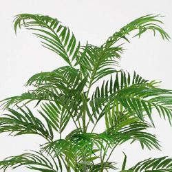 Palmier Areca artificiel H 120 cm multi-troncs tres dense en pot